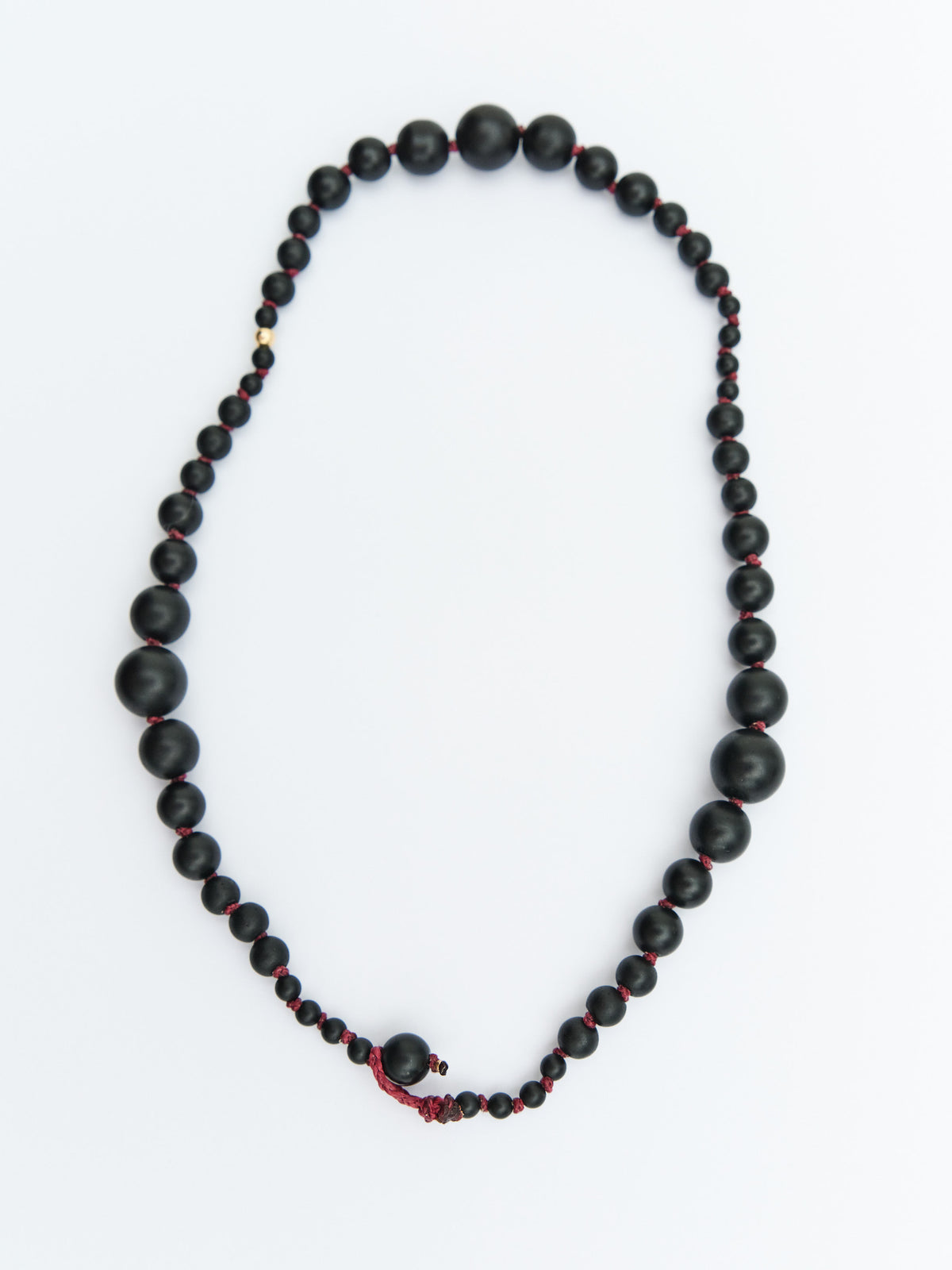 MARICHELLE / CLASSIC PEARL NECKLACE, ONYX