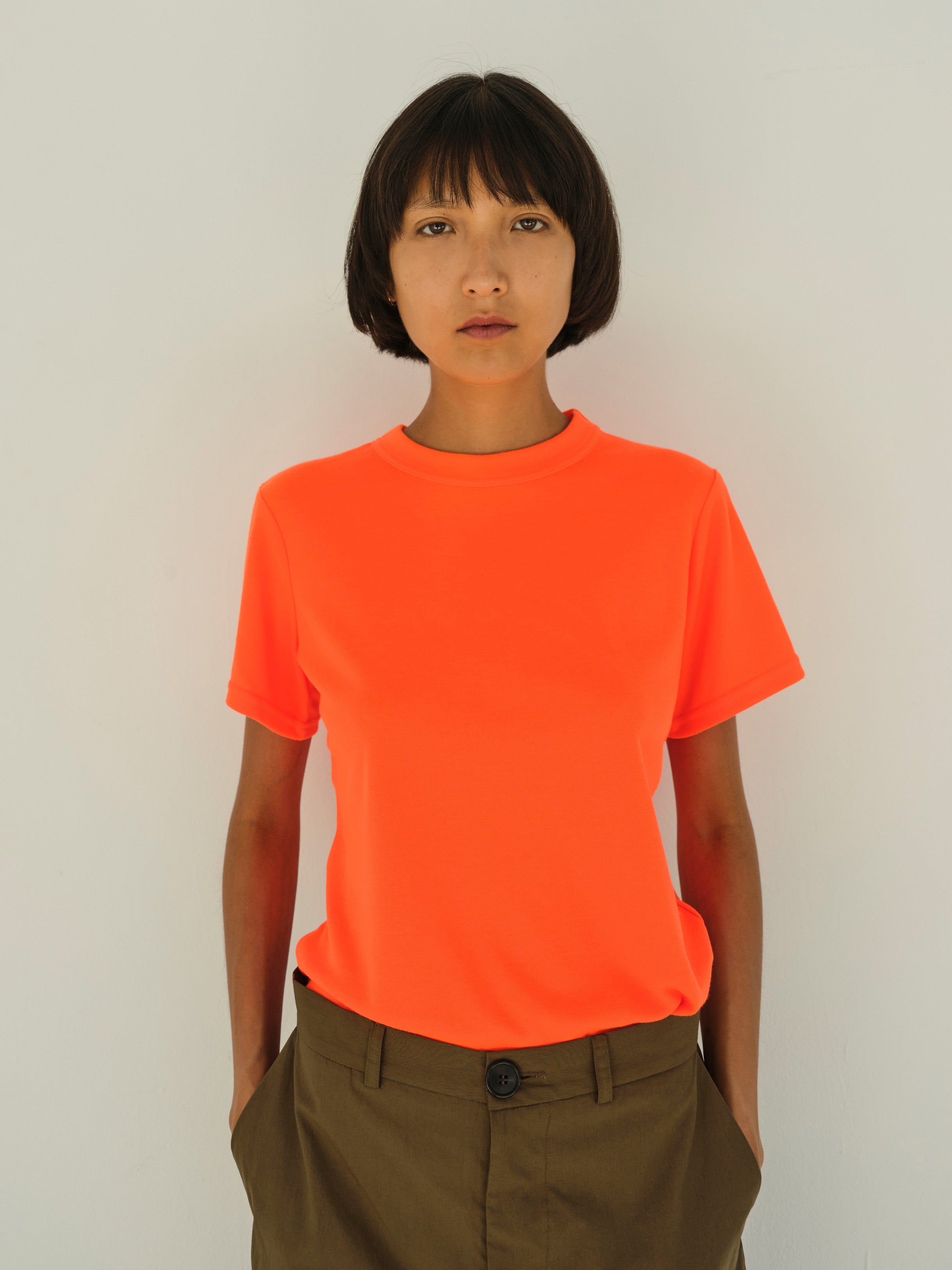 Neon orange t shirt best sale