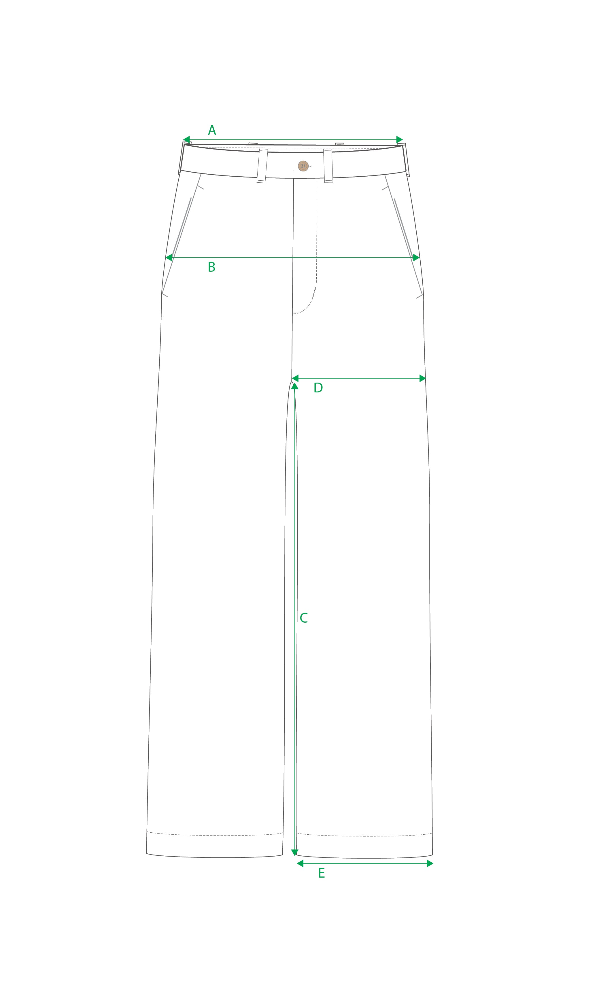 Size guide for Pants group 1