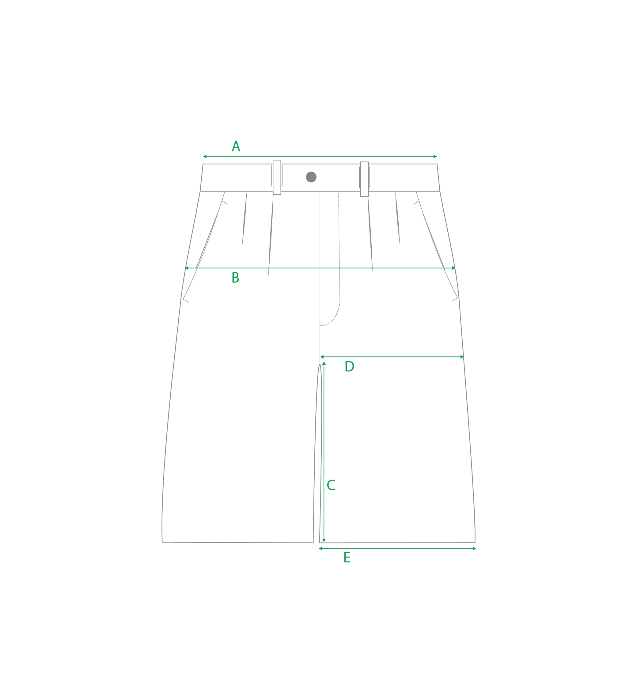 Size guide for Short group 1